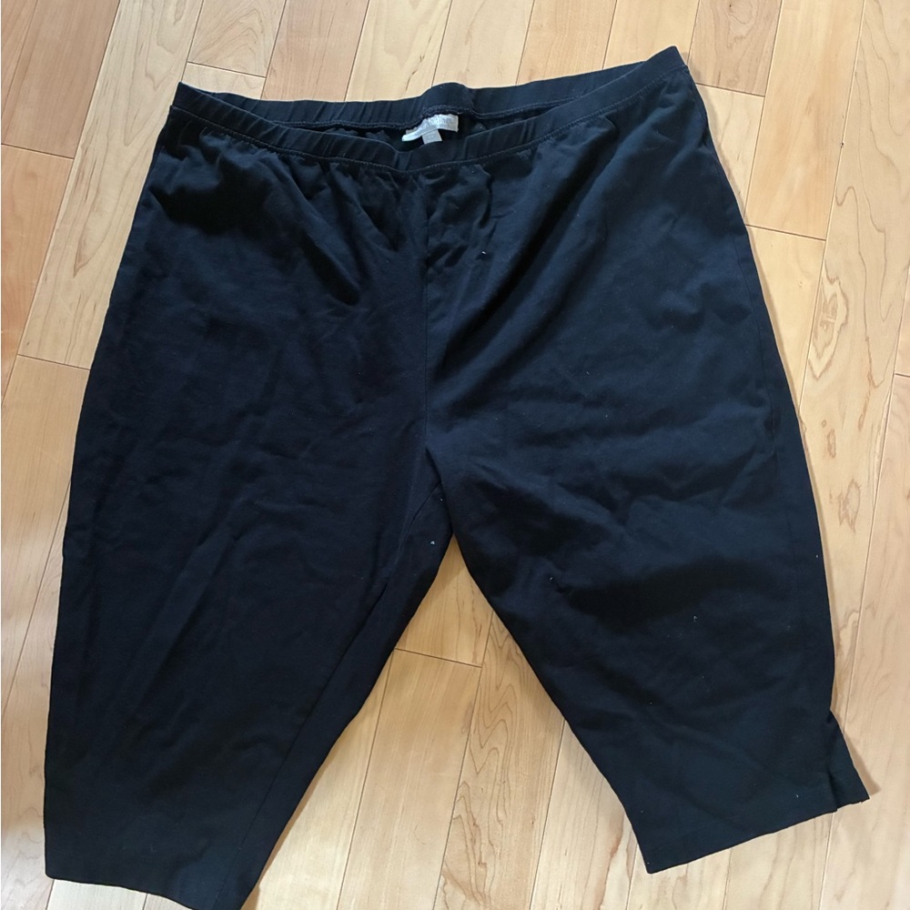 Woman Within Black shorts 2X petite